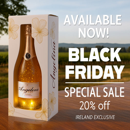 ANGELINA 24 CARAT GOLD BRUT - WITH EDIBLE GOLD FLAKES