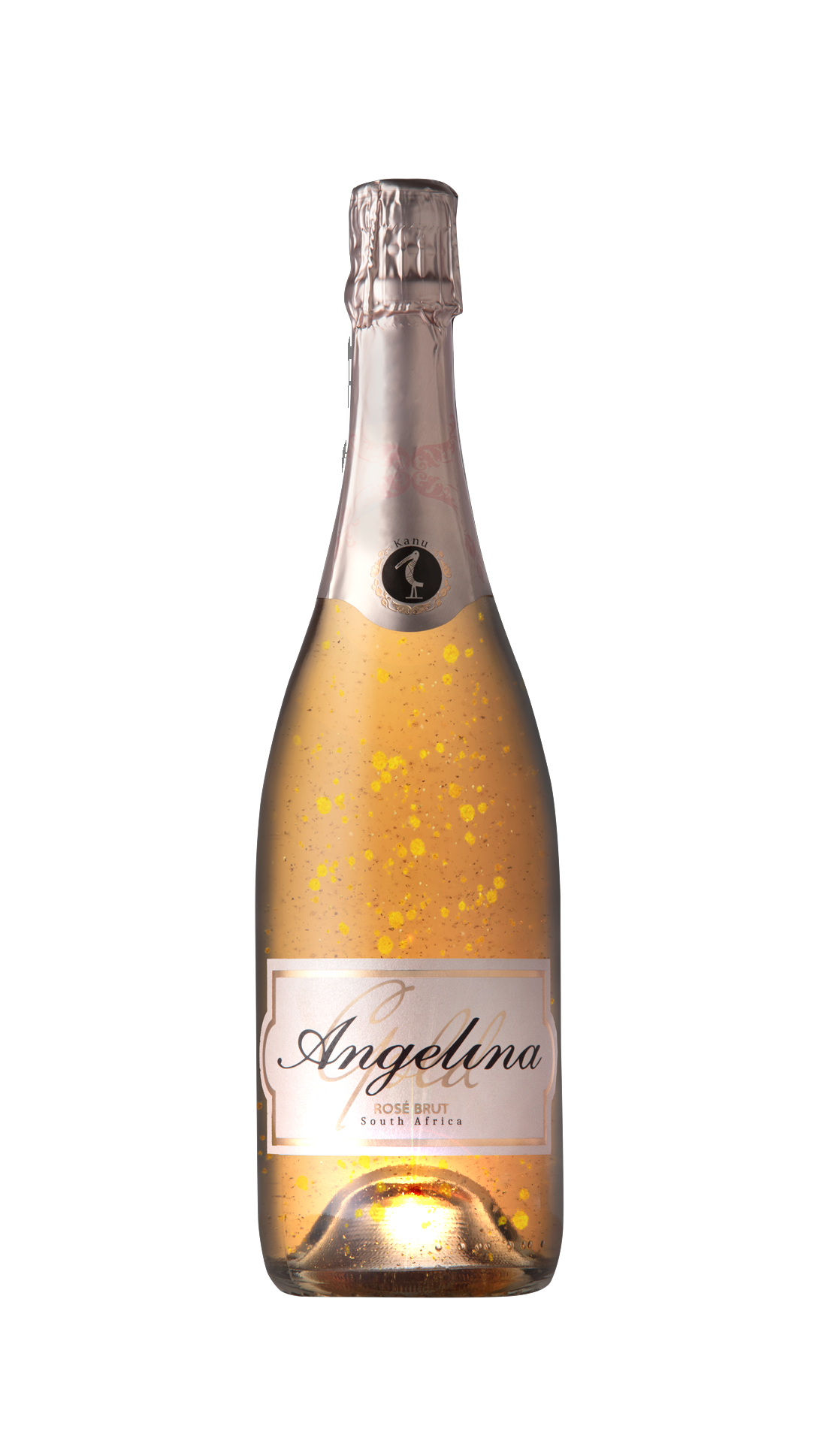 Angelina 24 Carat GOLD Brut - with edible GOLD flakes